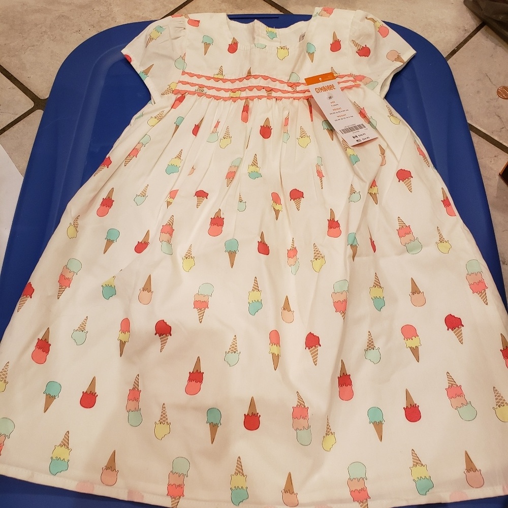 Nwt 3t gymboree ice cream dress